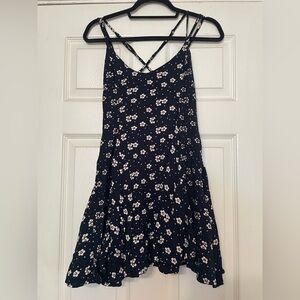 Catch Me - Small Dark Blue Floral Dress